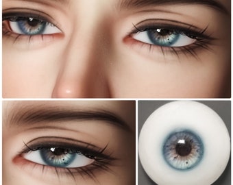 4 Color Realistic Doll Eyes,Safety Eyes,Toy Eyes,Craft Eyes,Resin Eyes,BJD Doll Eyes Small Iris 12mm,14mm,16mm,18mm Eyes