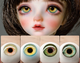 Handgefertigte Kunstharz Puppenaugen, BJD Spielzeugaugen, 12-18 mm