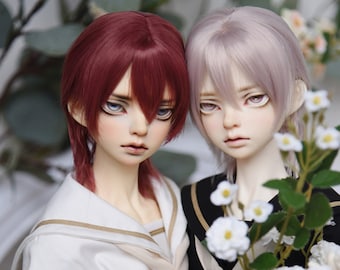 BJD Doll Wig, Short Fashion Hair, Yosd SD Msd Uncle Doll Accessory
