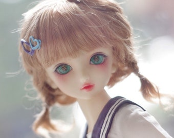 Imitation Mohair BJD Doll Wig: Gold Brown, Pink, White (8-9", 7-8", 6-7", 5-6")