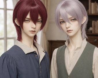 Parrucca per bambola BJD, capelli corti alla moda, accessorio per bambola Yosd SD Msd Uncle