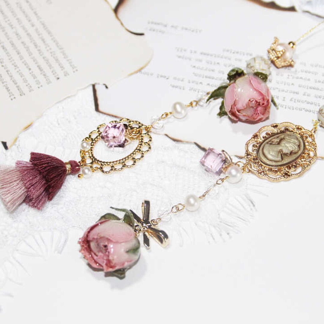 Vintage Rose Blythe Pull Strings, Handmade Charms - Etsy