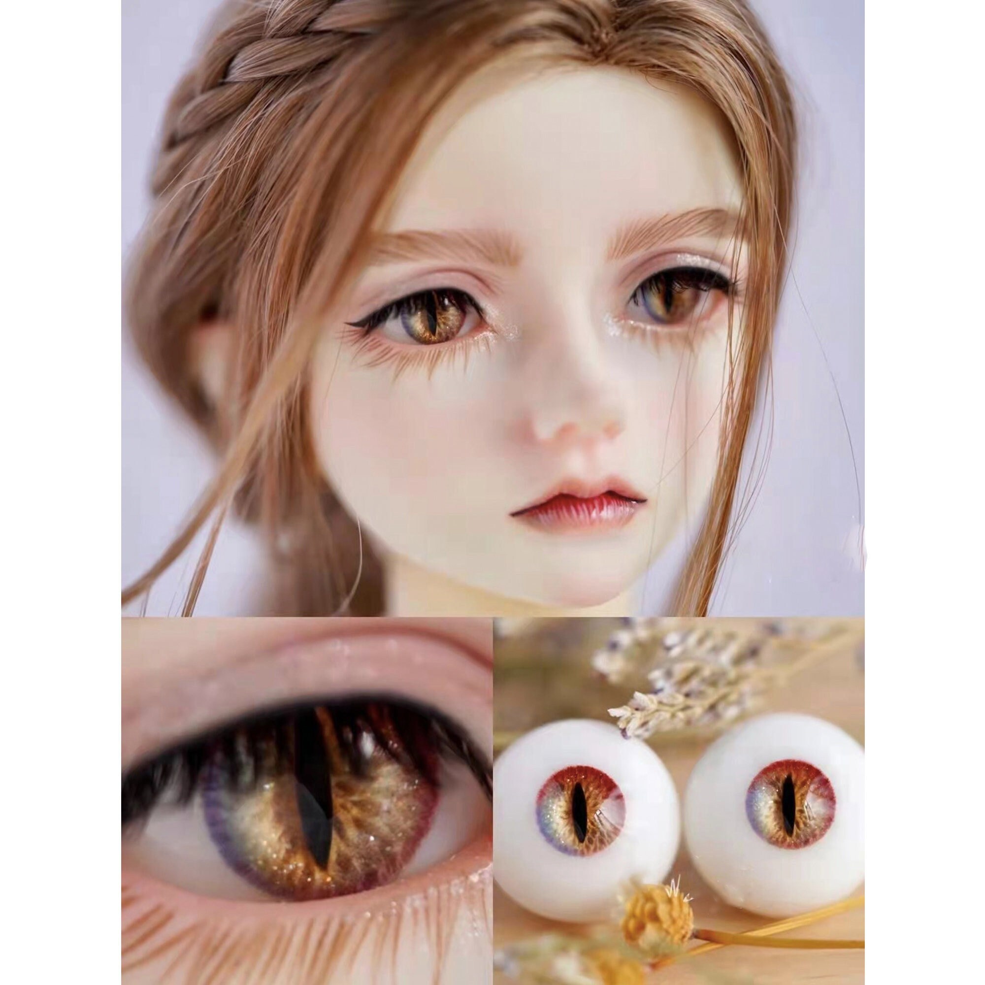 Realistic Bjd Eyes/ Doll Eyes/safety Eyes/resin Eyes/craft Etsy