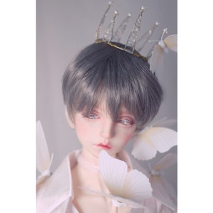 Bjd Wig 5 colors 1/3 1/4 1/6 BJD Doll Wigs for Dolls Accessories,Fashion SD BJD Wig for Boy Girl Doll Toys,Short Boy Girl Wig Hair for Dolls