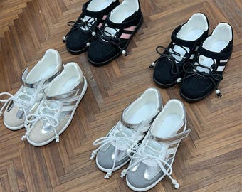 Black Fashion BJD Doll Boots, Uncle Doll Shoes (10cm)
