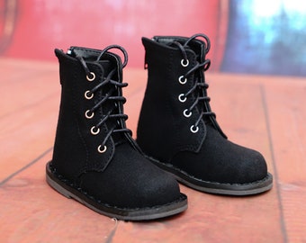 Black Fashion BJD Doll Boots, 1/6 1/4 1/3 Scale