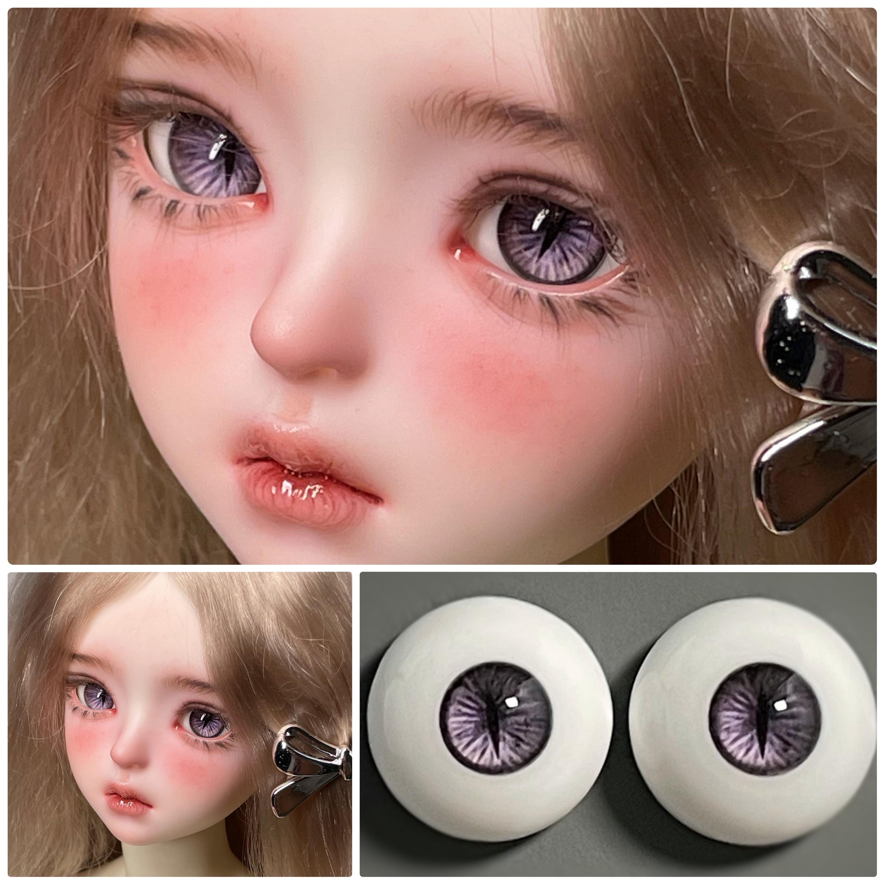 リアルな樹脂製ドールアイ、小虹彩、BJDアクセサリー（12～18mm