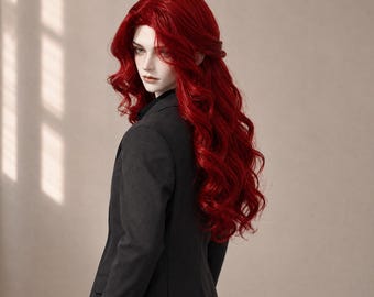 1/3 BJD Doll Wig, 8-9 inch, Styled Hair