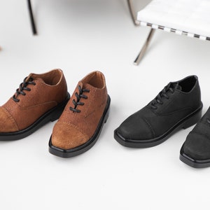 1/3 1/4 Uncle BJD Shoes Leather Shoes for Boy Uncle Doll Accessories,Fashion Doll Shoes ,Black Brown Pink Doll Boots