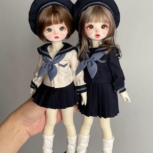 Sjömansuniform för 1/4 BJD-docka / BJD-kläder