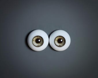 Realistische BJD Puppenaugen aus Resin, Sicherheits-Bastelaugen (8 mm-20 mm)