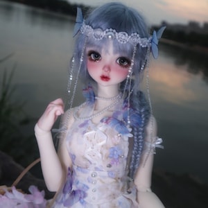 Custom Butterfly Fairy Bjd Doll Clothes  1/3 1/4 1/6 1/12 Dress for Blythe/Yosd/Mdd/Msd/Minifee//DD/SD/Iplehouse Fid Bjd outfit