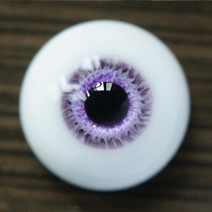 Purple Resin Doll Eyes, Small Iris, BJD Toy Accessories (12-16mm)