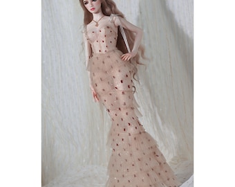 Custom Doll Dress: BJD Ball Gown, 1/3, 1/4, 1/6 Scale
