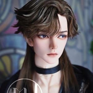 4 Color 7-8&quot; 8-9&#39;&#39; 1/3 1/4  Bjd Doll styled Wigs,Bjd Doll Hair