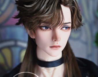 BJD Doll Wig, Styled Hair, 1/3 & 1/4 Size