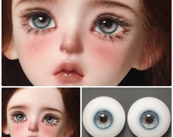 リアルな樹脂製ドールアイ：小さな虹彩のBJDクラフトアイ（12mm～18mm
