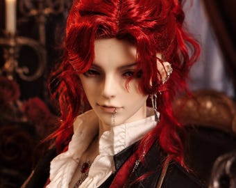 BJD Doll Wig, Fashion Accessory, 8-9'' (1/3, 1/4)