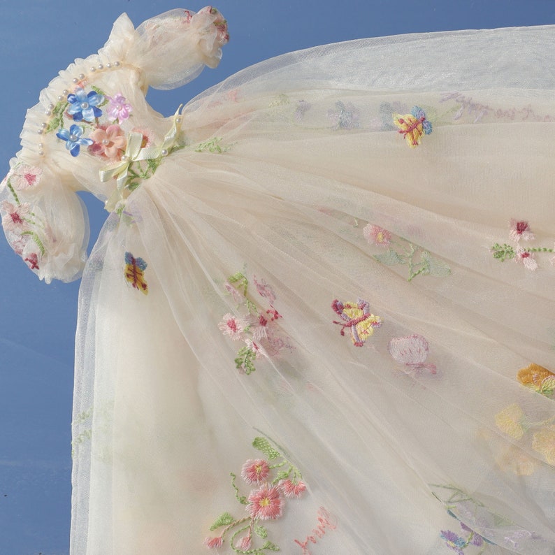 Custom Flower Doll Dress Outfit, 1/3 1/4 1/6 BJD image 7