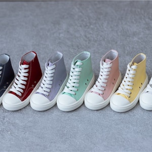 7 Color Fashion BJD Canvas Sports Doll Shoes for 1/4 Msd 1/3 BJD Boy Uncle Doll Like SD13 POPO63,SD17/ID72/ID75,POPO68,Miniature Doll Boots