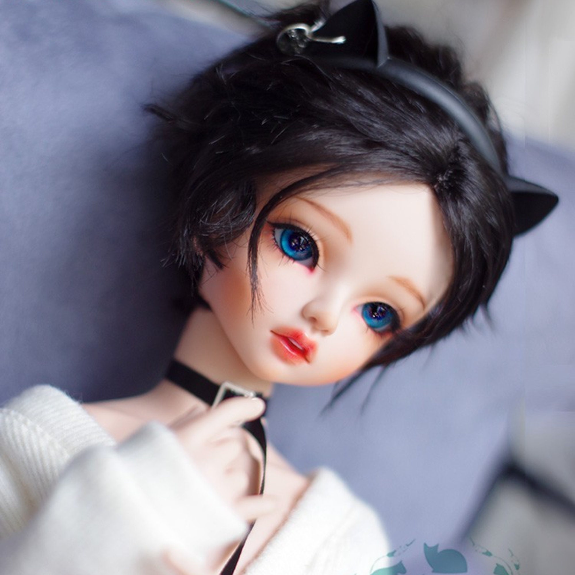 Cool Boy Doll Wig 1/3 1/4 1/6 Brown/black/gold/pink Bjd Wig Etsy