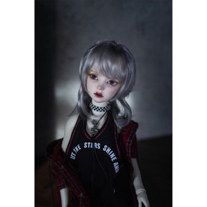 2 Colors Fashion Soft Doll Wig 1/3 Bjd Dd Sd Wig 8-9&#39;&#39; SD Wig,1/4 MSD Wig 7-8&#39;&#39;,1/6 YOSD Wig for Dolls Accessories,Doll Hair for Dolls