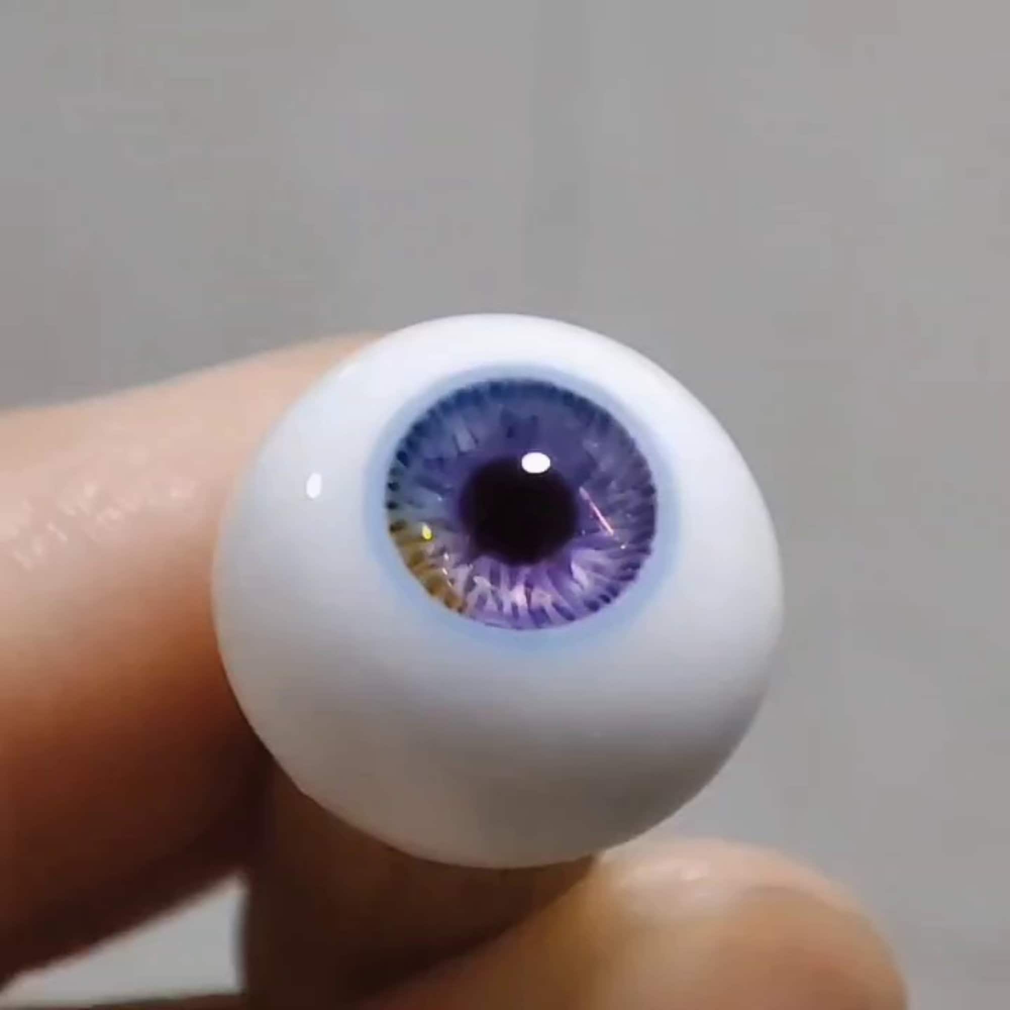 紫色の樹脂製BJDドールアイ、小虹彩（12 mm-18 mm） - Etsy 日本