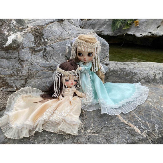 1 pièces étui pour 30 cm vêtements 1/6 bjd robe de soirée robe de mariée vêtements de poupée jupe de princesse tenue accessoires de maison  26