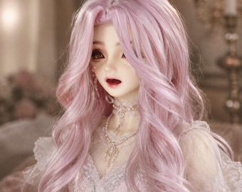 BJD Doll Wig, Styled Hair, 7-8"/8-9" Size