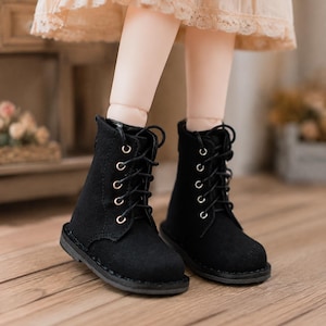 Black Fashion BJD-poplaarzen, schaal 1/6 1/4 1/3
