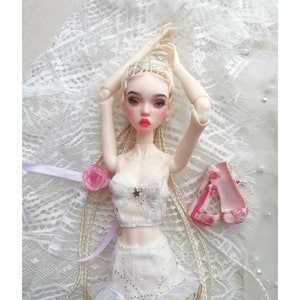 Popovy Sisters Wig,Shoes for Popovy sisters,White Black Gold Brown Bjd Doll Wig Hair