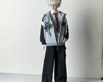 Streetwear Hoodie Outfit for 1/4 BJD Doll /BJD Clothing