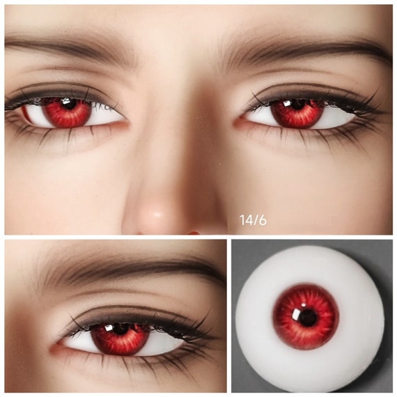 Resin BJD Doll Eyes, Small Iris, Safety Toy Eyes (8mm-18mm)