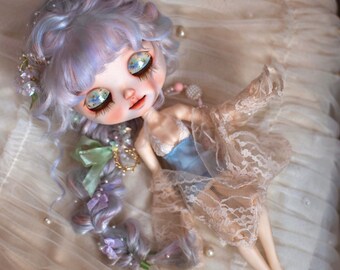 Lace Doll Dress: 1/6 BJD Clothes for Blythe/OB24
