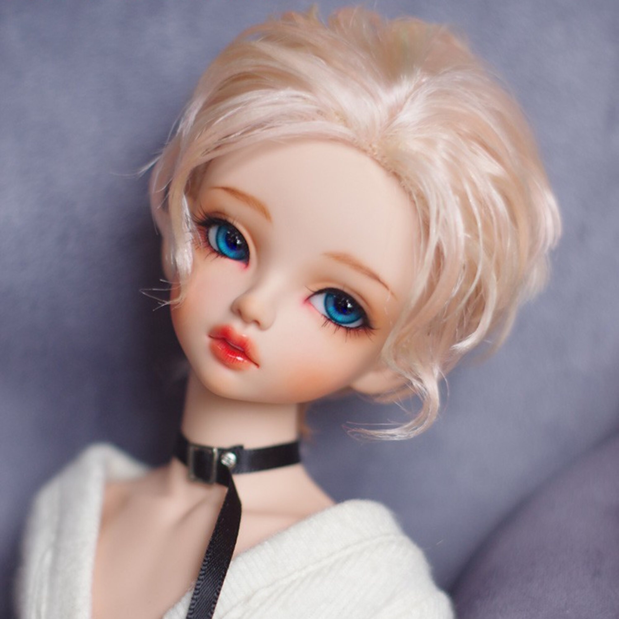 Cool Boy Doll Wig 1/3 1/4 1/6 Brown/black/gold/pink Bjd Wig Etsy