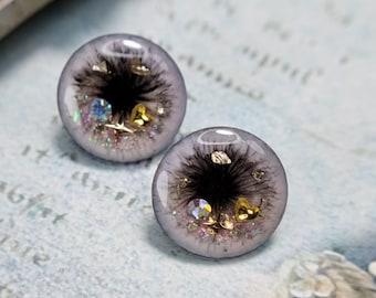 Éclats pour les yeux Blythe Crystal Swarovski | Yeux de poupée réalistes en résine UV