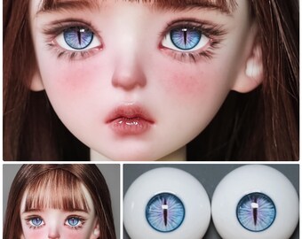 リアルな樹脂製ドールアイ、小さな虹彩のBJDアイ（12 mm-18 mm