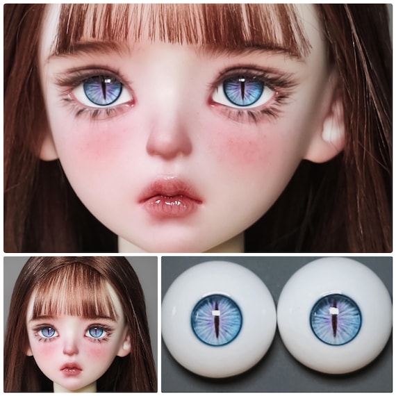 リアルな樹脂製ドールアイ、小さな虹彩のBJDアイ（12 mm-18 mm