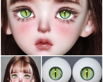 リアルな樹脂製ドールアイ、小さな虹彩のBJDアイ（12 mm-18 mm