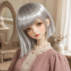 ウィッグ 47 ロングヘア、BJD SD17 SDスマートドール用 MSDYOSD - Etsy