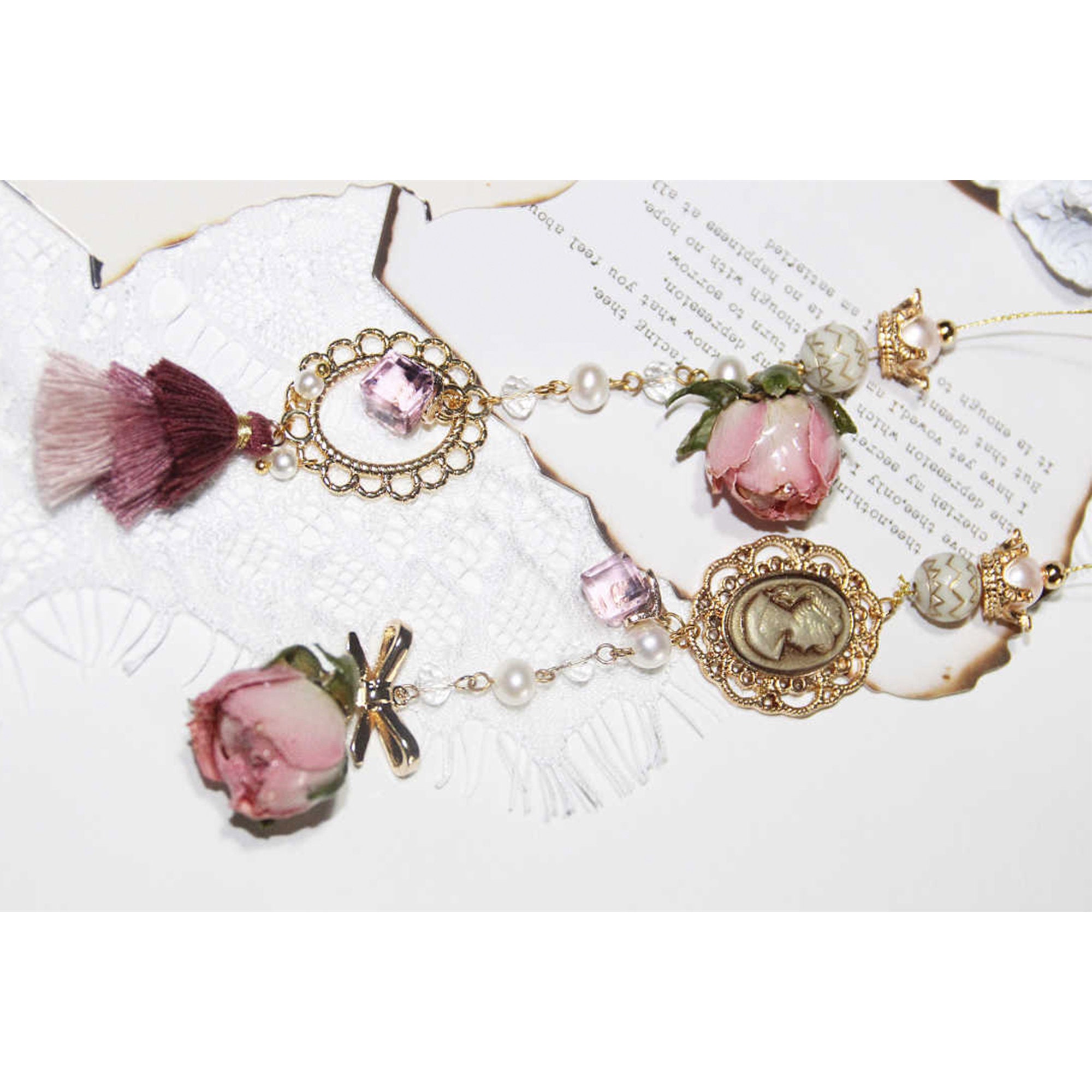 Vintage Rose Blythe Pull Strings, Handmade Charms - Etsy