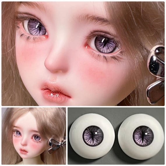 リアルな樹脂製ドールアイ、小虹彩、BJDアクセサリー（12～18mm