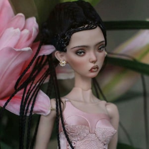 Popovy Sister Wig,White Black Gold Brown Bjd Doll Wig Hair