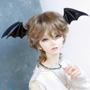 Fashion Doll Wig 9-10" 8-9"7-8"6-7" 5-6" Bjd Wig  Short Hair For 1/3 1/4 1/6 1/8 BJD SD/MSD/Minifee/Yosd/Doll Accessories