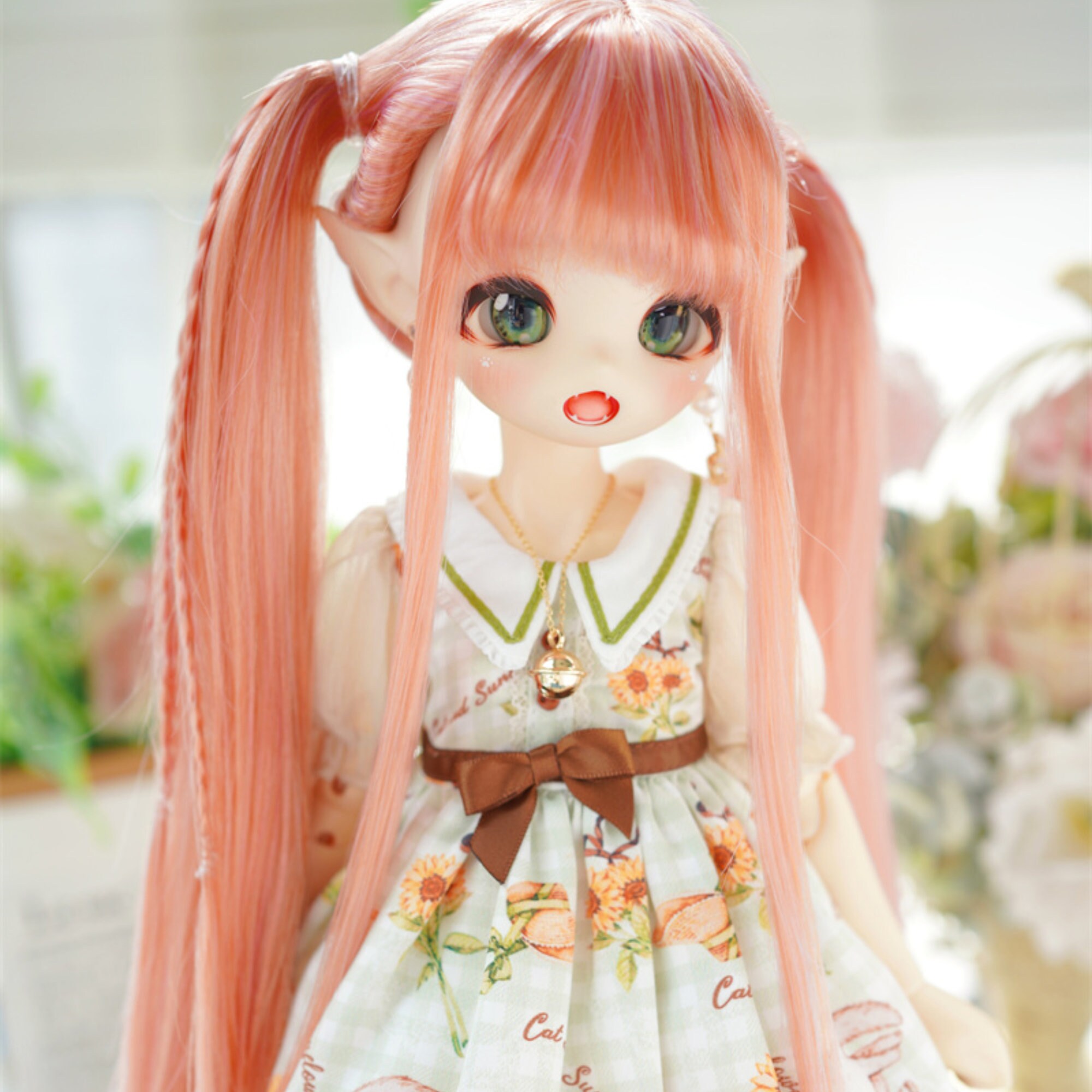 BJD Doll Wig, Double Braids, 1/4 1/3 MSD Minifee Yosd SD Doll - Etsy