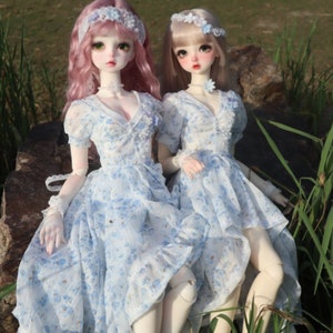 Custom Doll Clothes Bjd Dress Outfit 1/3 1/4 1/6 1/12 BJD Clothes for OB11/Blythe/Yosd/Minifee/Msd/Smart Doll/DD/SD/Loongsoul68/Doll/ID72