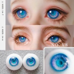 Realistic Resin BJD Doll Eyes, 10-18mm Safety Eyes