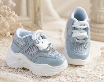 Zapatillas deportivas en miniatura para muñecas BJD (escala 1/6, 1/4, 1/3).