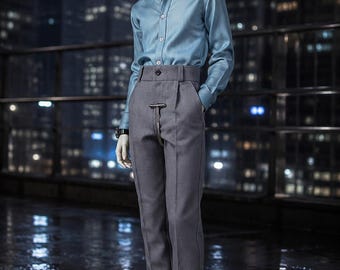 Gothic Gray Suit for 1/3 BJD Boy Doll (SoomID75, YC76)