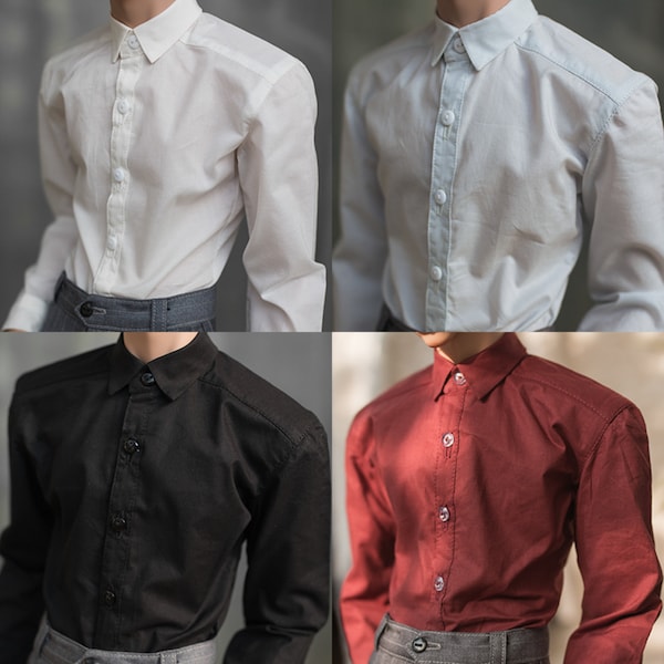 4 Color Customized Bjd Shirt Doll Clothes for 1/3 Boy Uncle like Sd17/Sd13/SoomID72 75 Iplehouse eid LoongSoul80 outfit